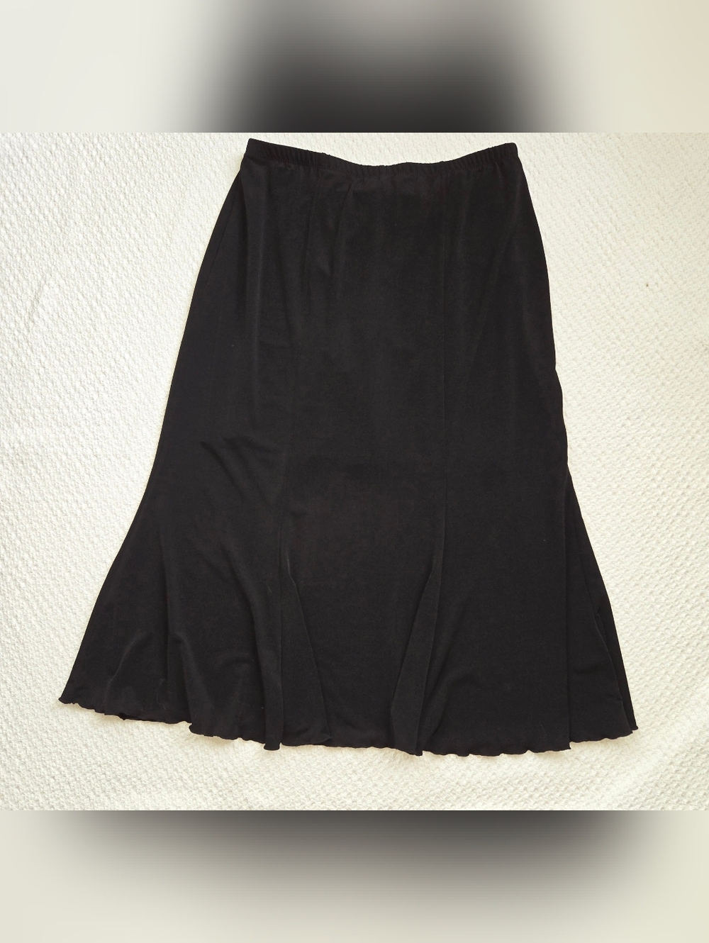 90s Era Briggs New York Black Mermaid Skirt Size Petite Medium
